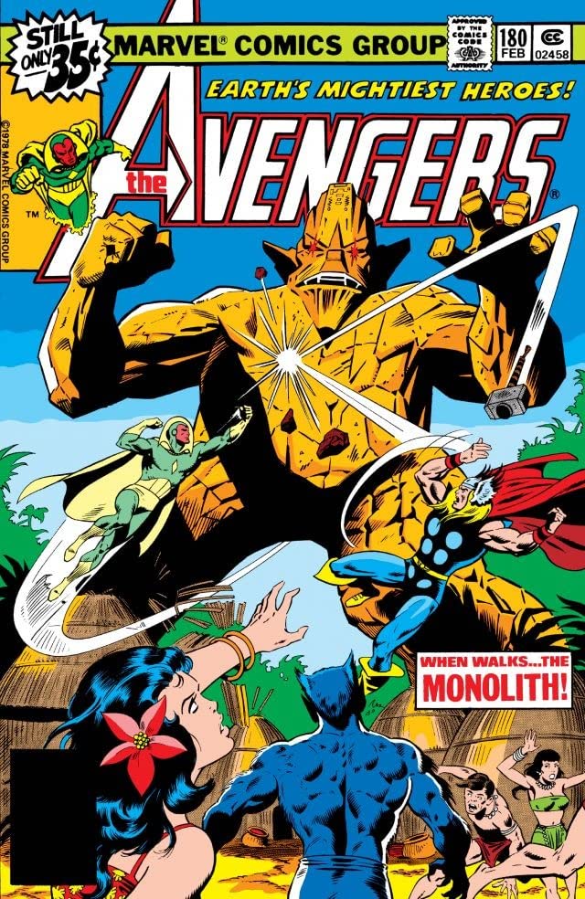 The Avengers #180 cover