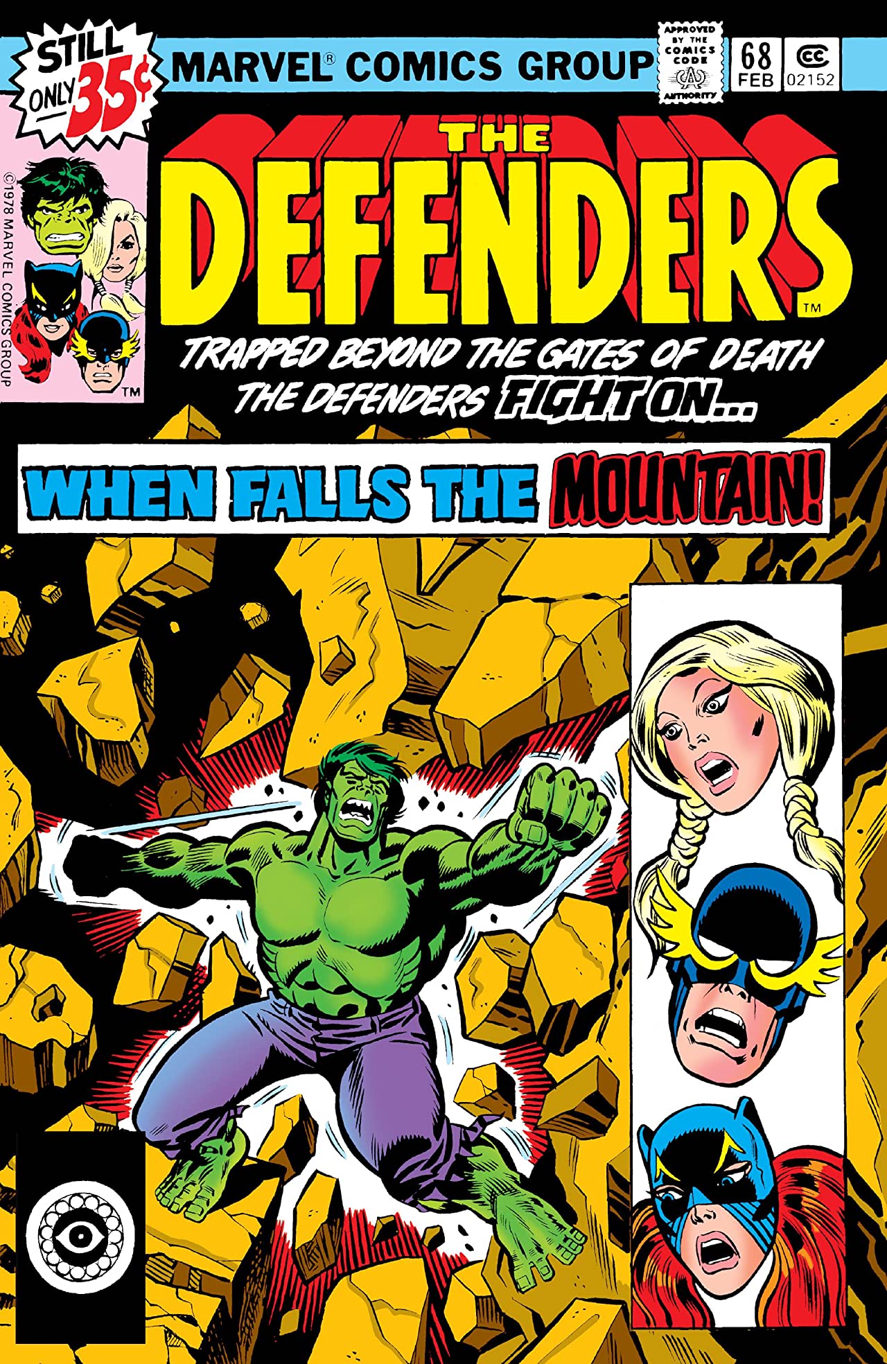 The Defenders #68 cover