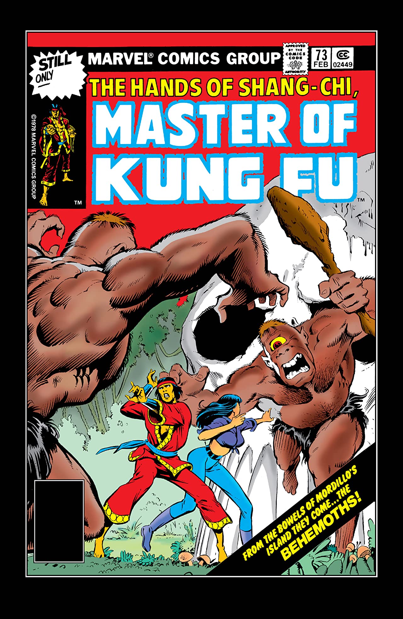 Master of Kung Fu #73 cover