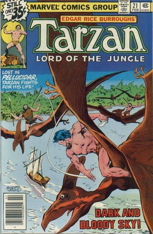Tarzan #21 cover