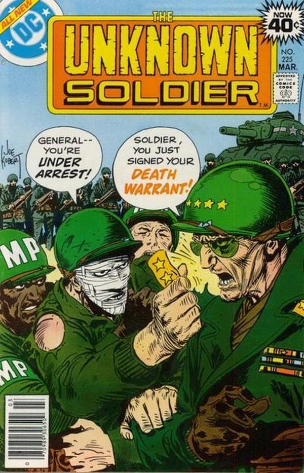 Unknown Soldier #225 cover