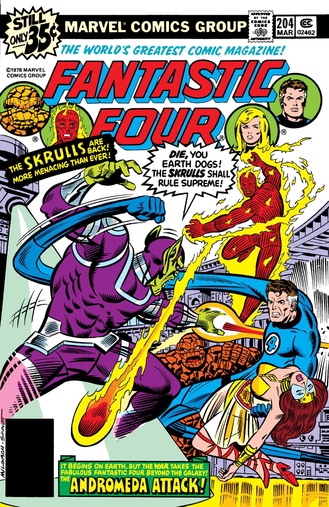 Fantastic Four #204 cover