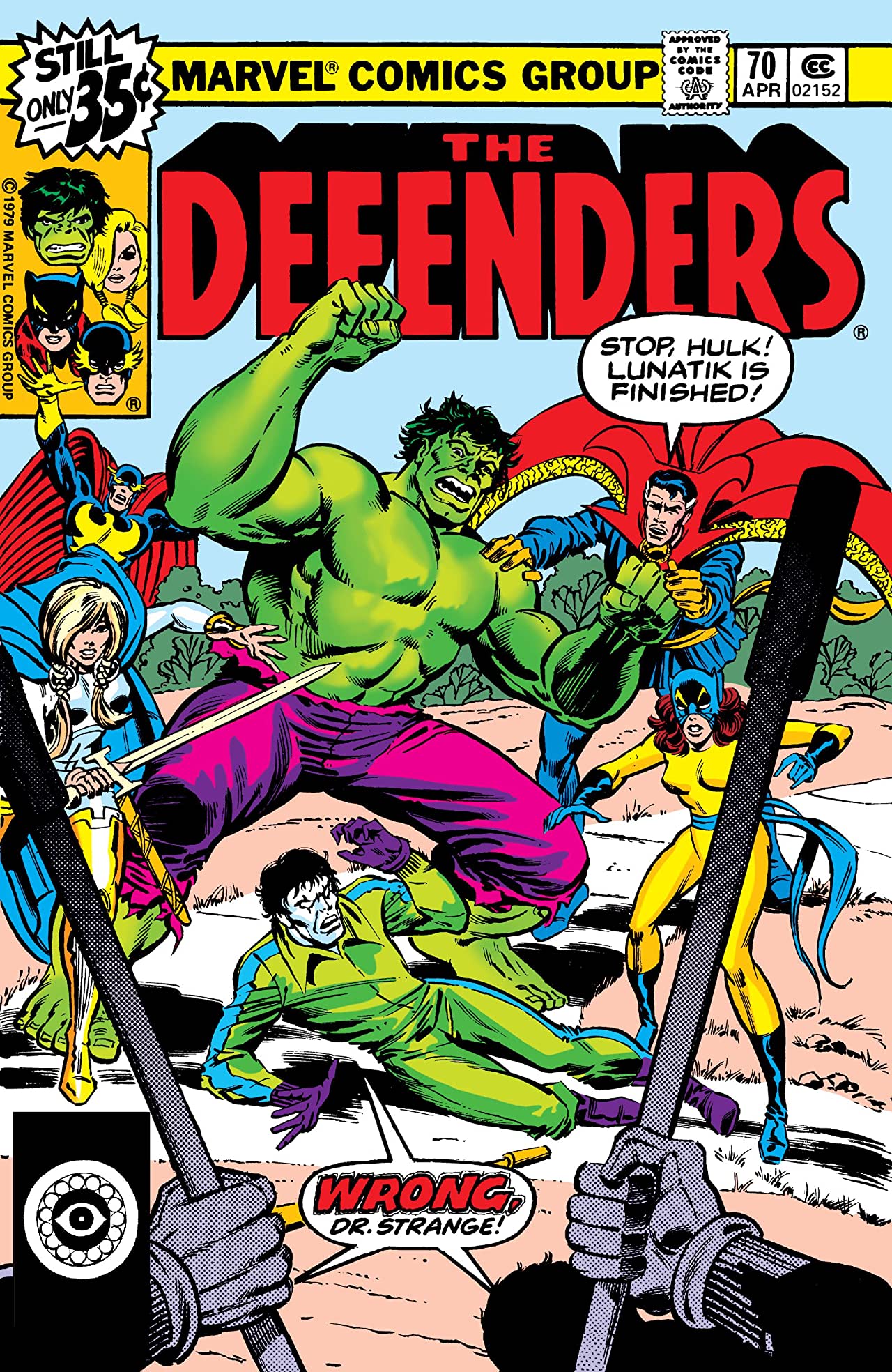 The Defenders #70 cover
