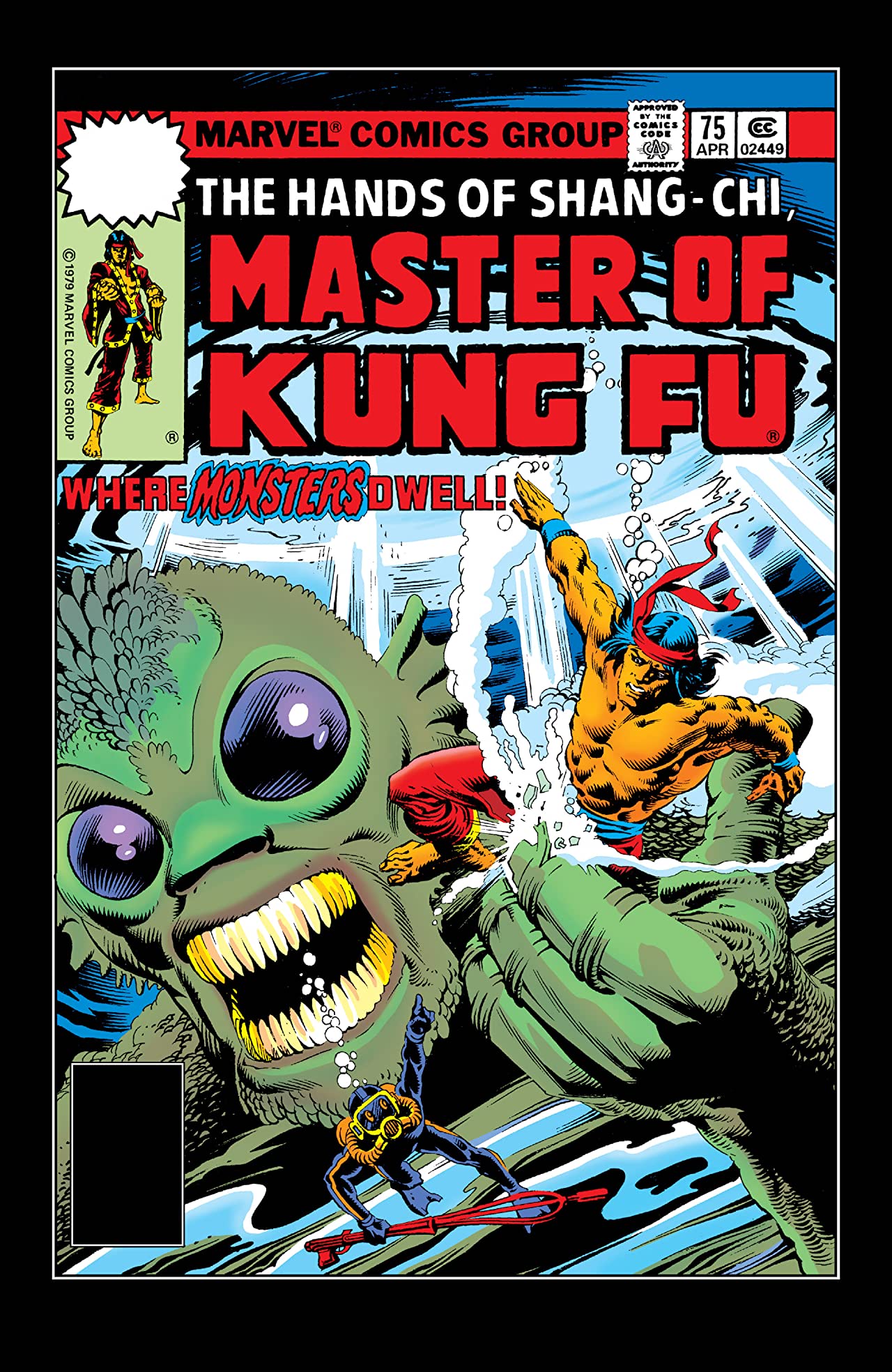 Master of Kung Fu #75 cover
