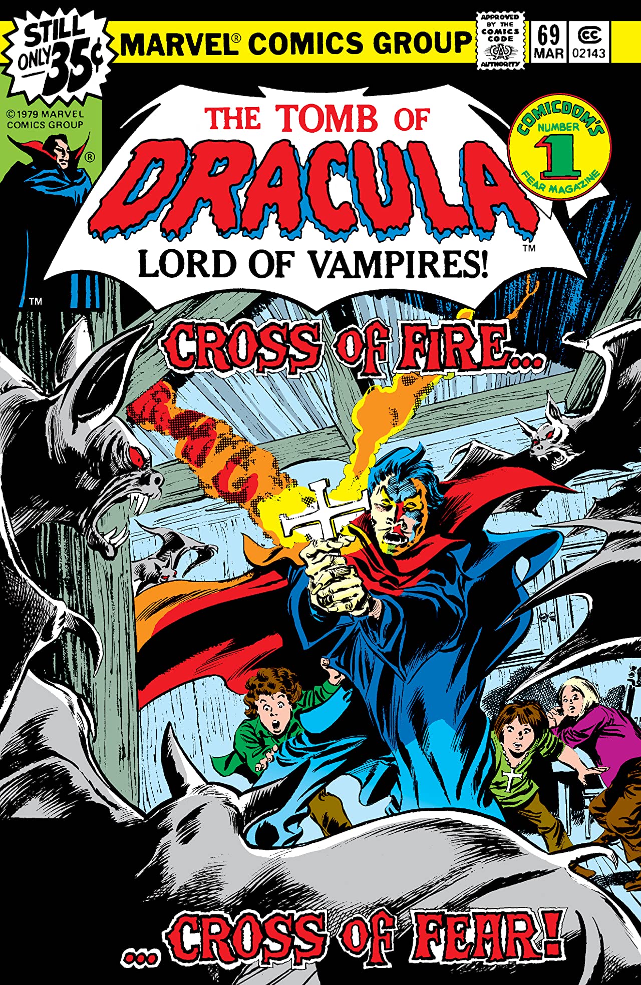 Tomb of Dracula #69 cover
