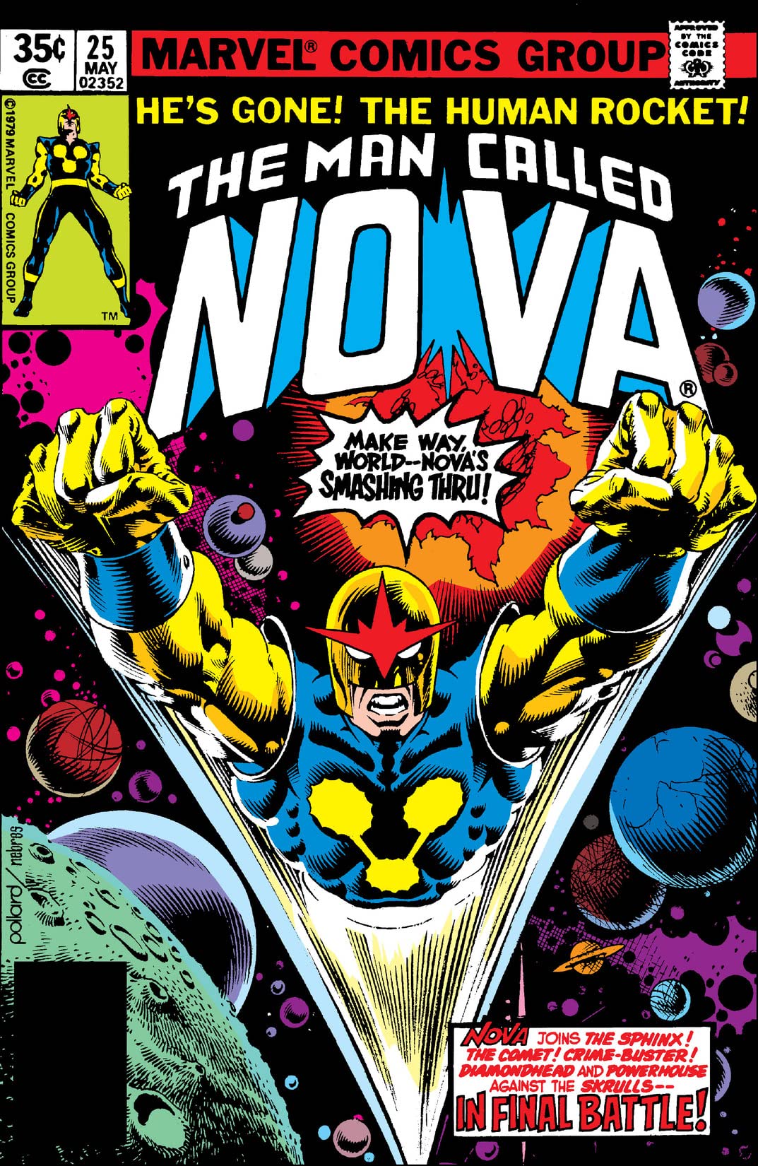 The Man Called Nova #25 cover