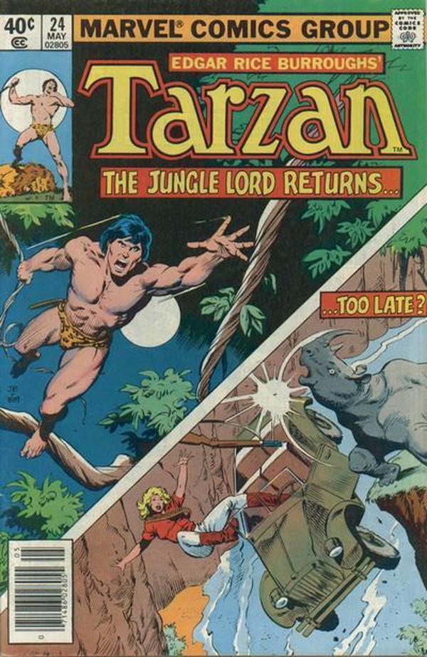 Tarzan #24 cover