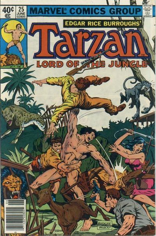 Tarzan #25 cover