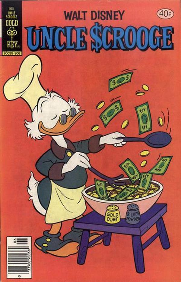 Walt Disney Uncle Scrooge #165 cover