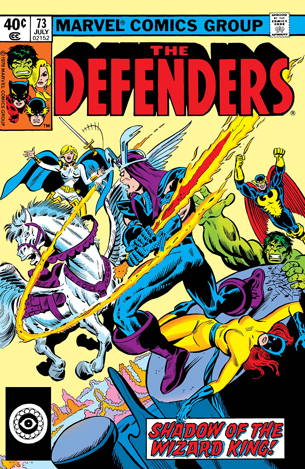 The Defenders #73 cover