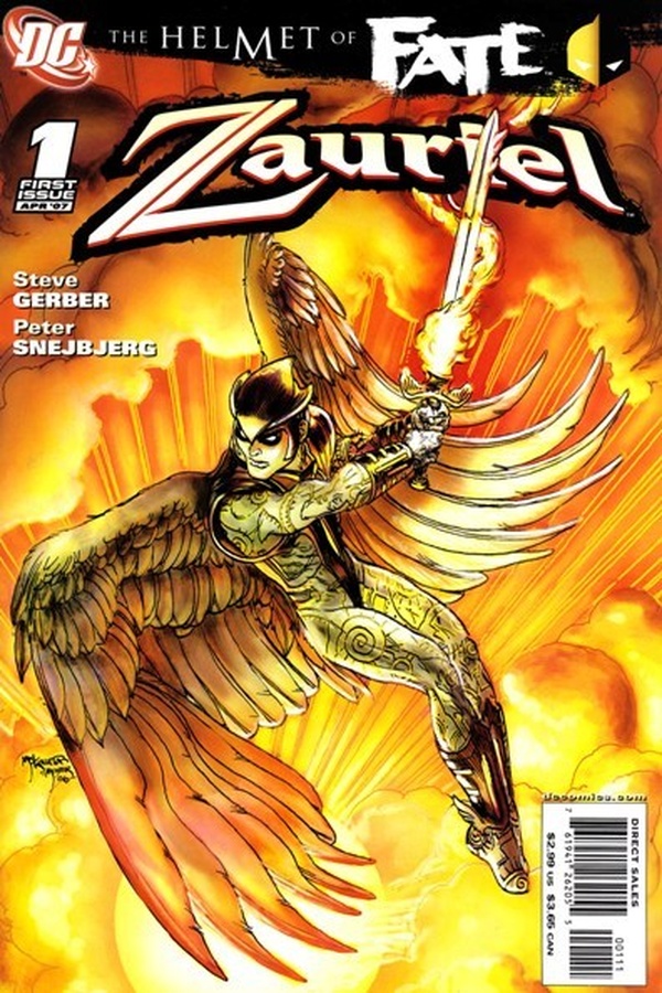 The Helmet of Fate: Zauriel #1 cover