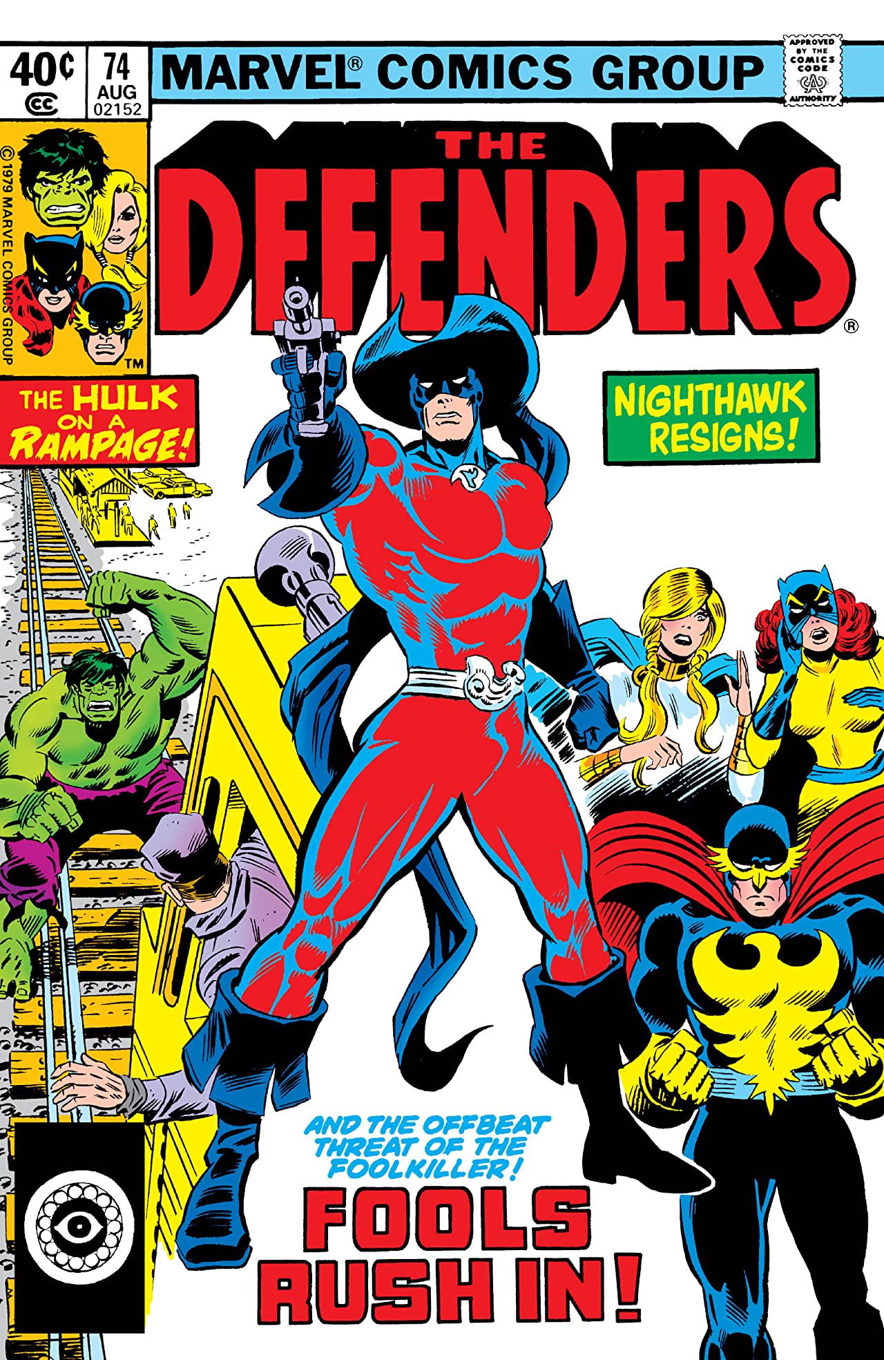 The Defenders #74 cover