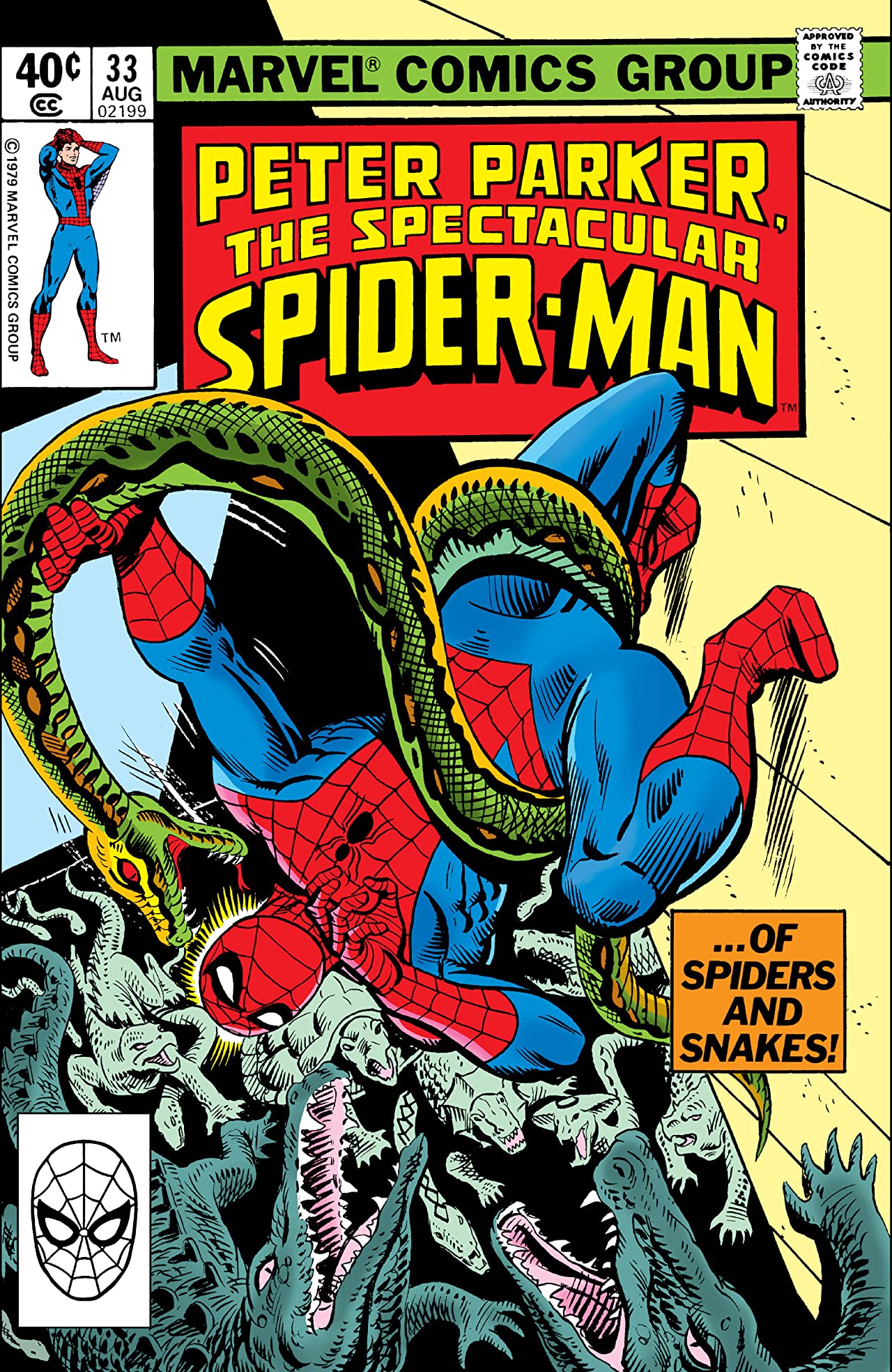 The Spectacular Spider-Man #33 cover