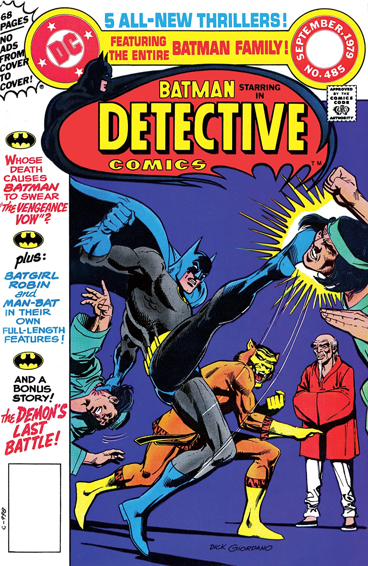 Detective Comics #485 cover