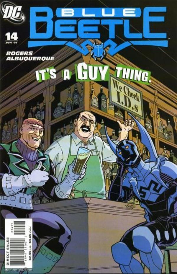 The Blue Beetle #14 cover