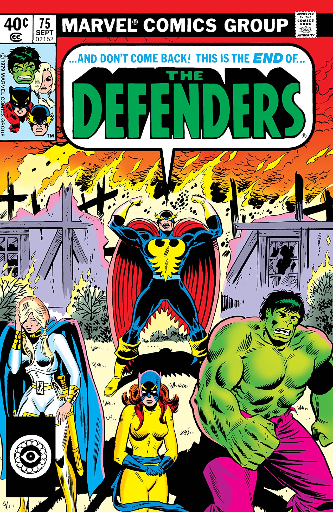 The Defenders #75 cover
