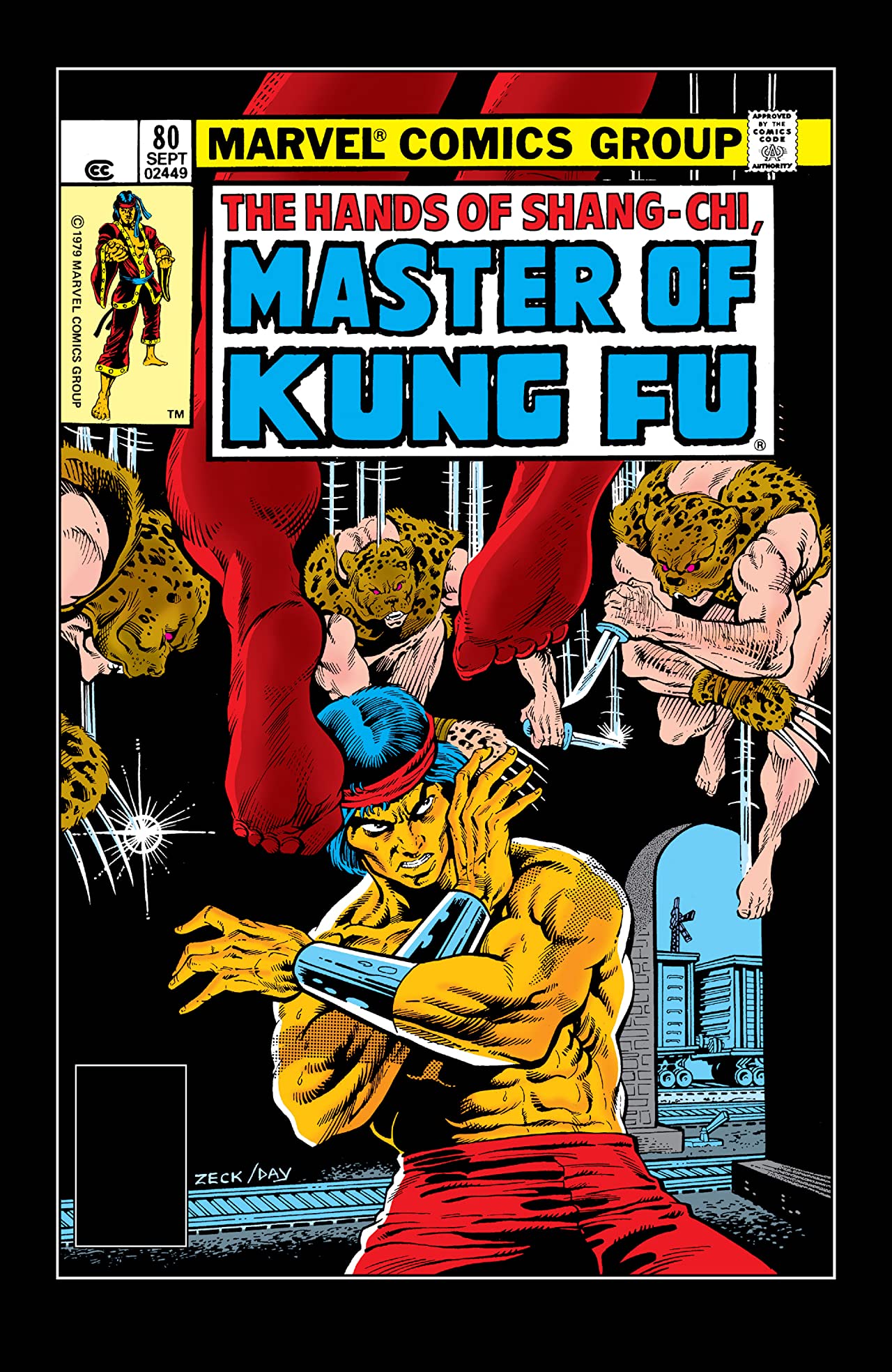 Master of Kung Fu #80 cover