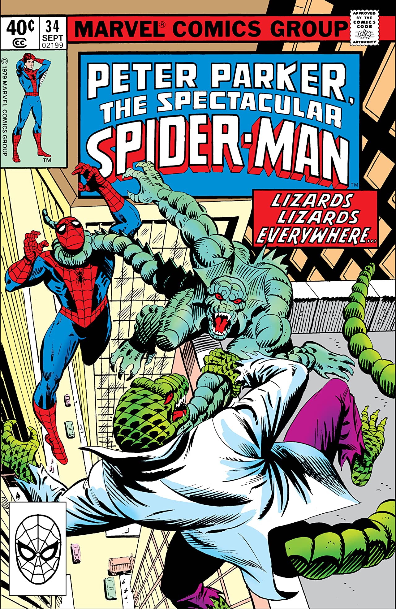 The Spectacular Spider-Man #34 cover