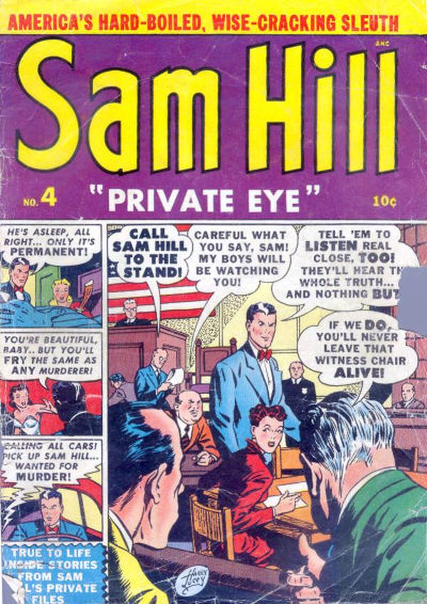 Sam Hill Private Eye #4 cover
