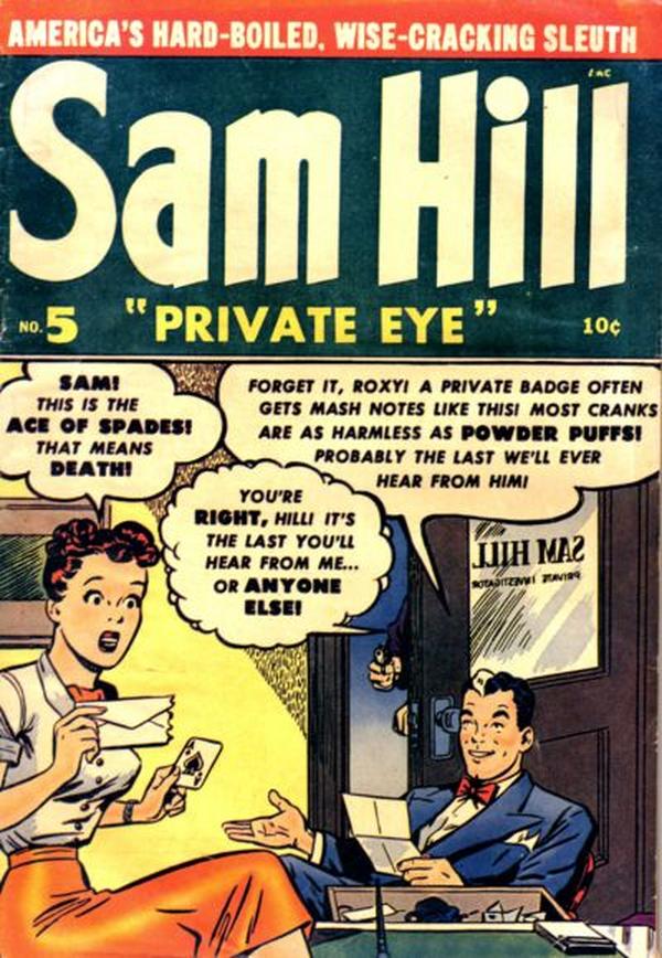 Sam Hill Private Eye #5 cover