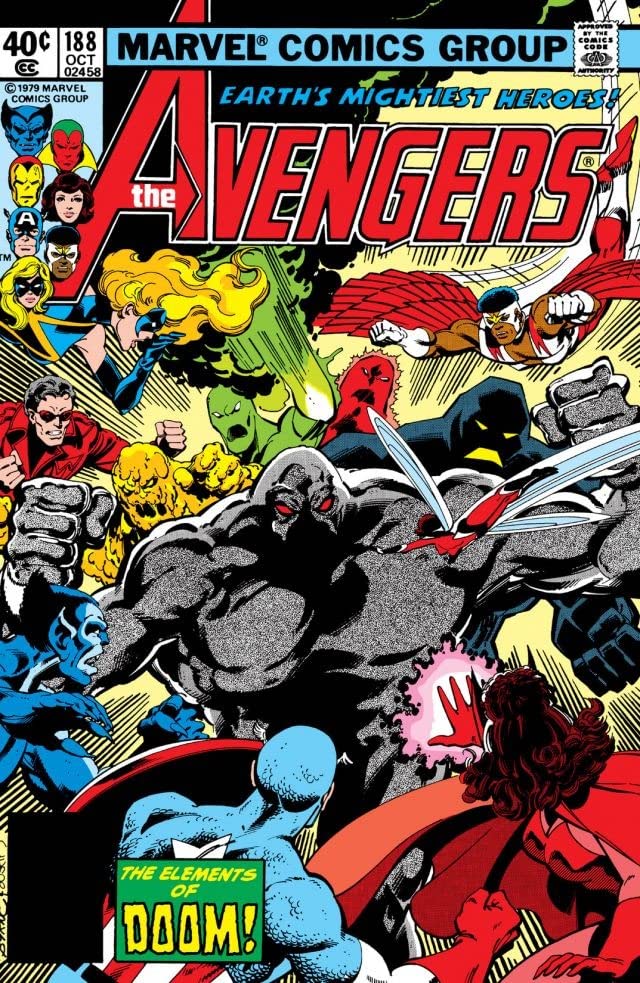 The Avengers #188 cover