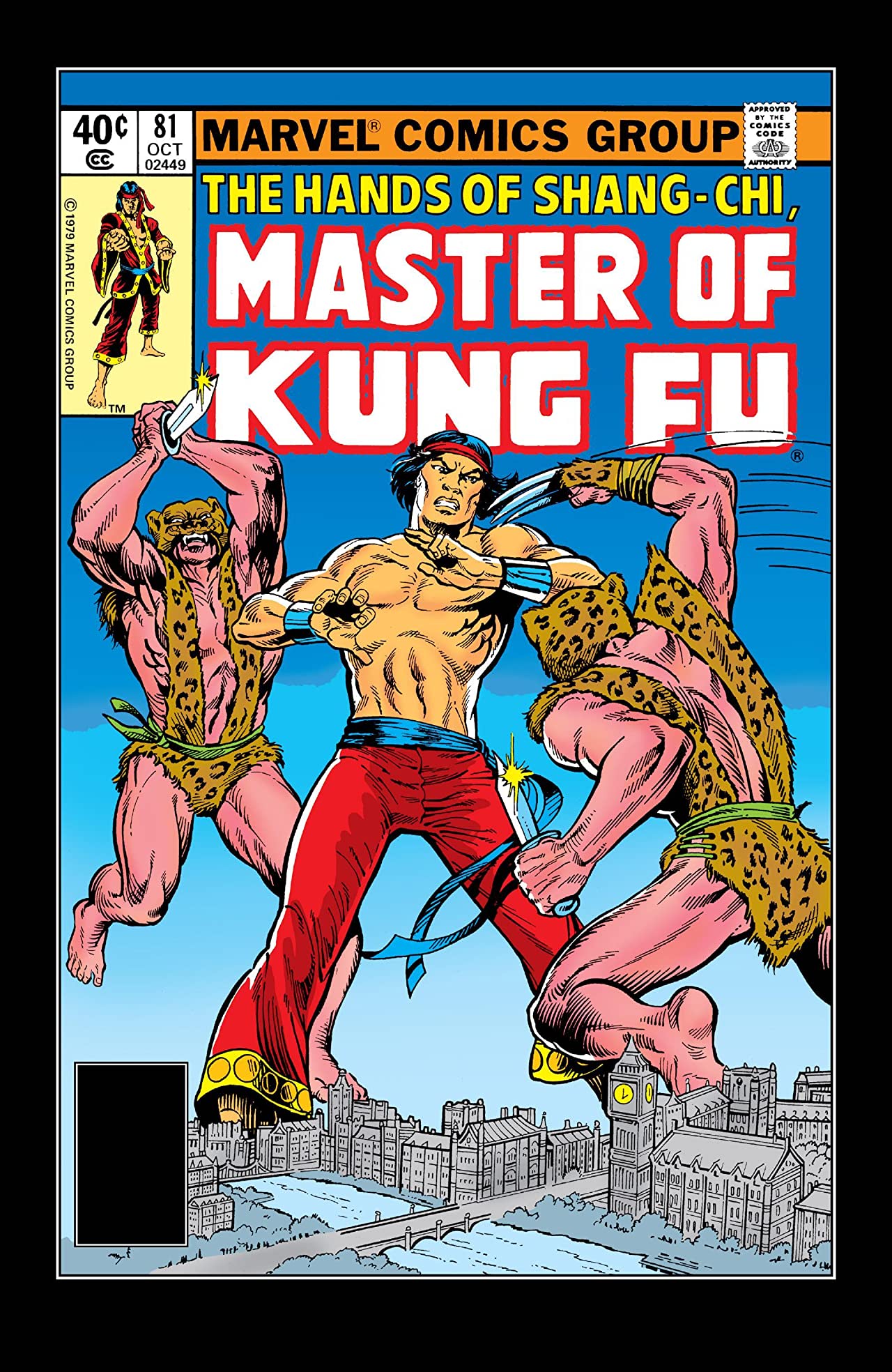 Master of Kung Fu #81 cover