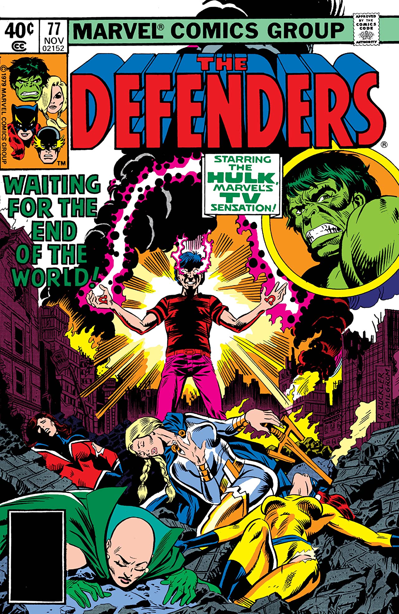 The Defenders #77 cover