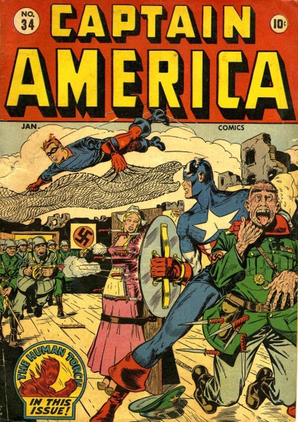 Captain America Comics #34 cover