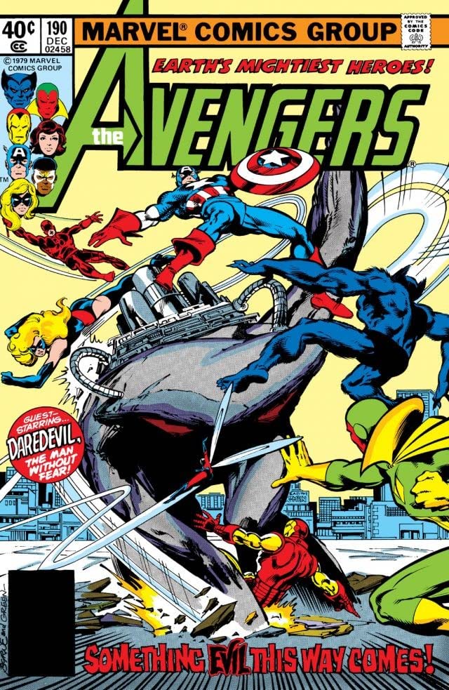The Avengers #190 cover