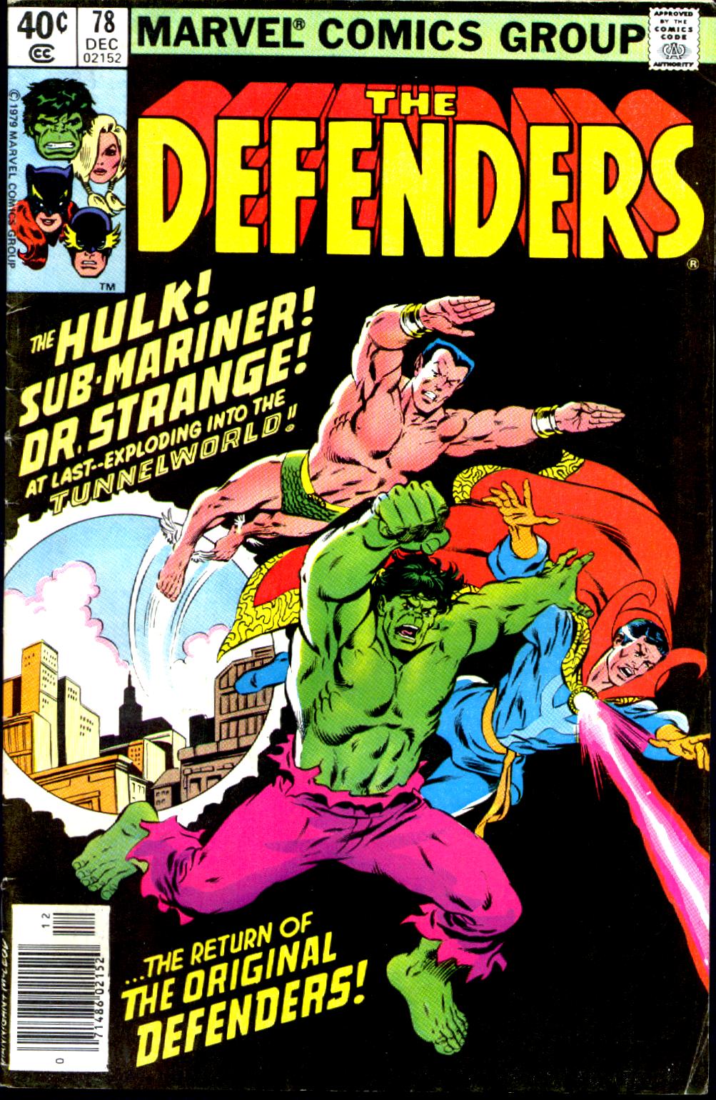 The Defenders #78 cover
