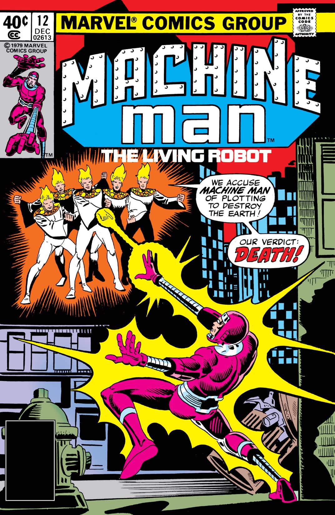 Machine Man #12 cover