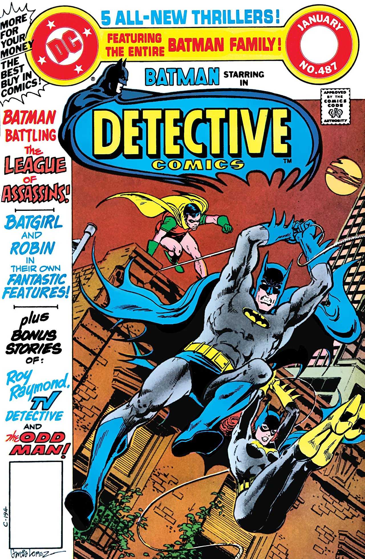 Detective Comics #487 cover