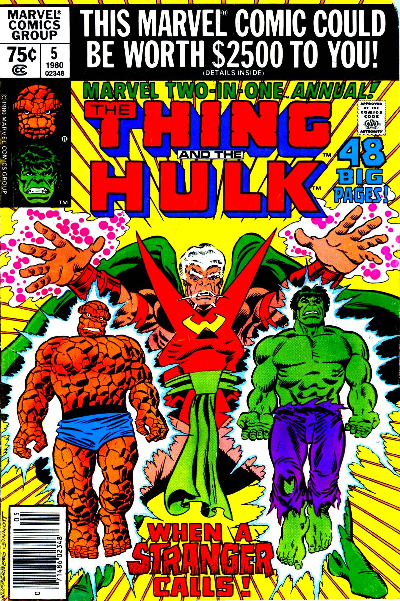 Marvel Two-in-One Annual #5 cover