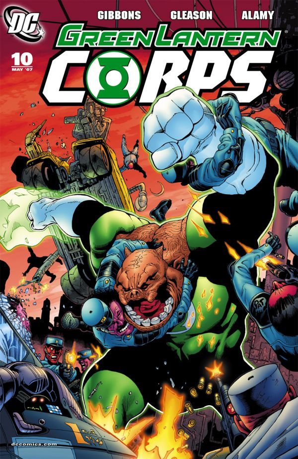 Green Lantern Corps #10 cover