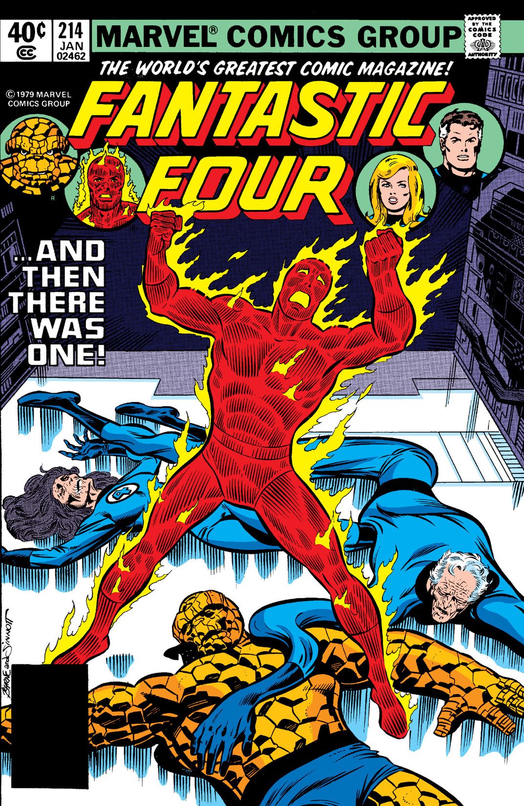 Fantastic Four #214 cover