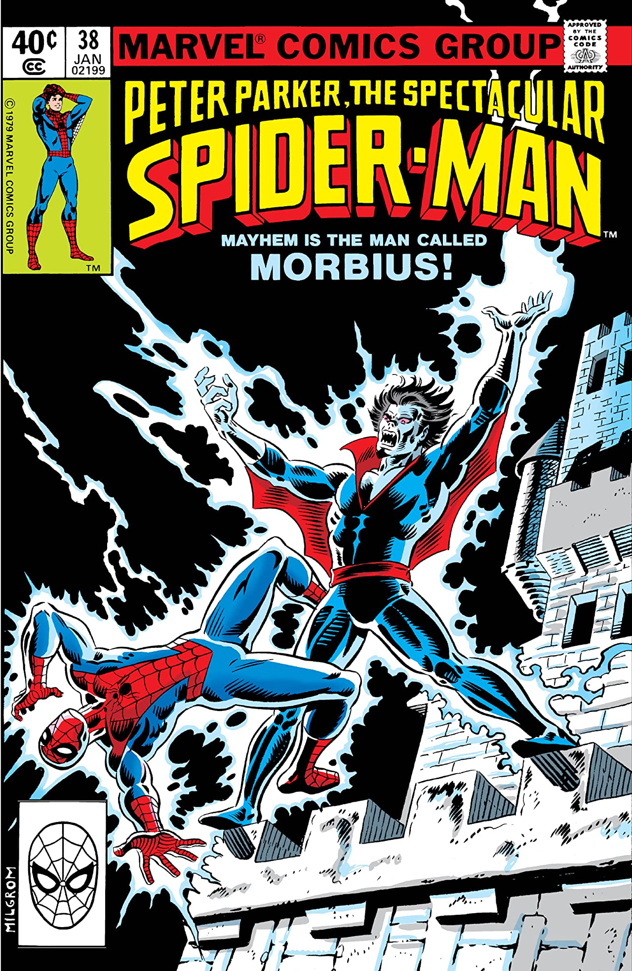 The Spectacular Spider-Man #38 cover