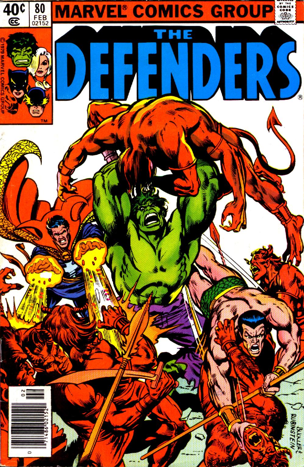 The Defenders #80 cover