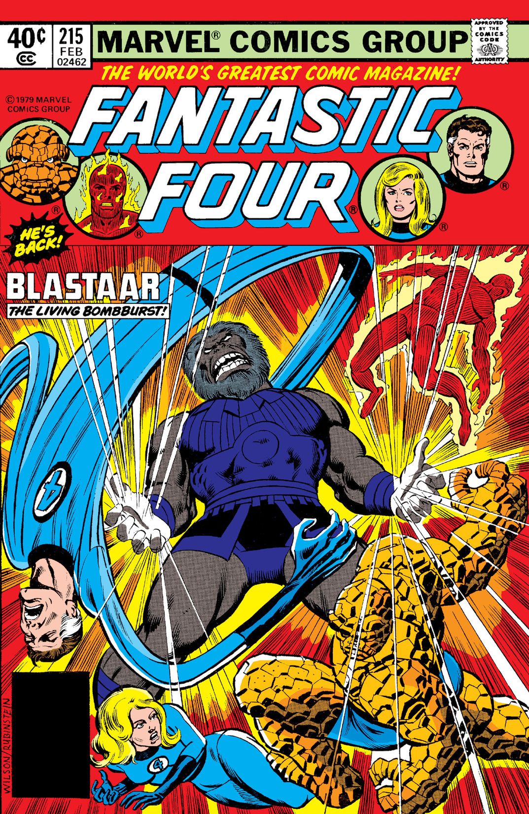 Fantastic Four #215 cover