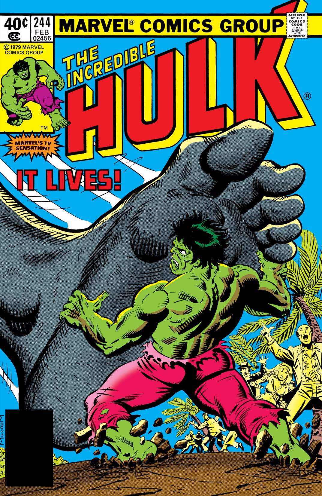The Incredible Hulk #244 cover