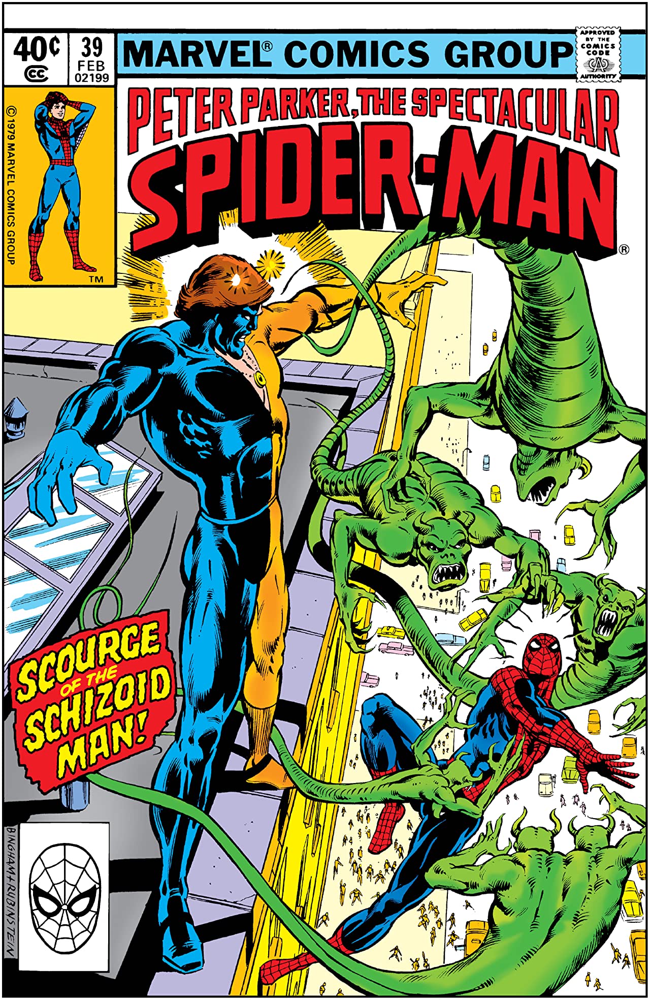 The Spectacular Spider-Man #39 cover
