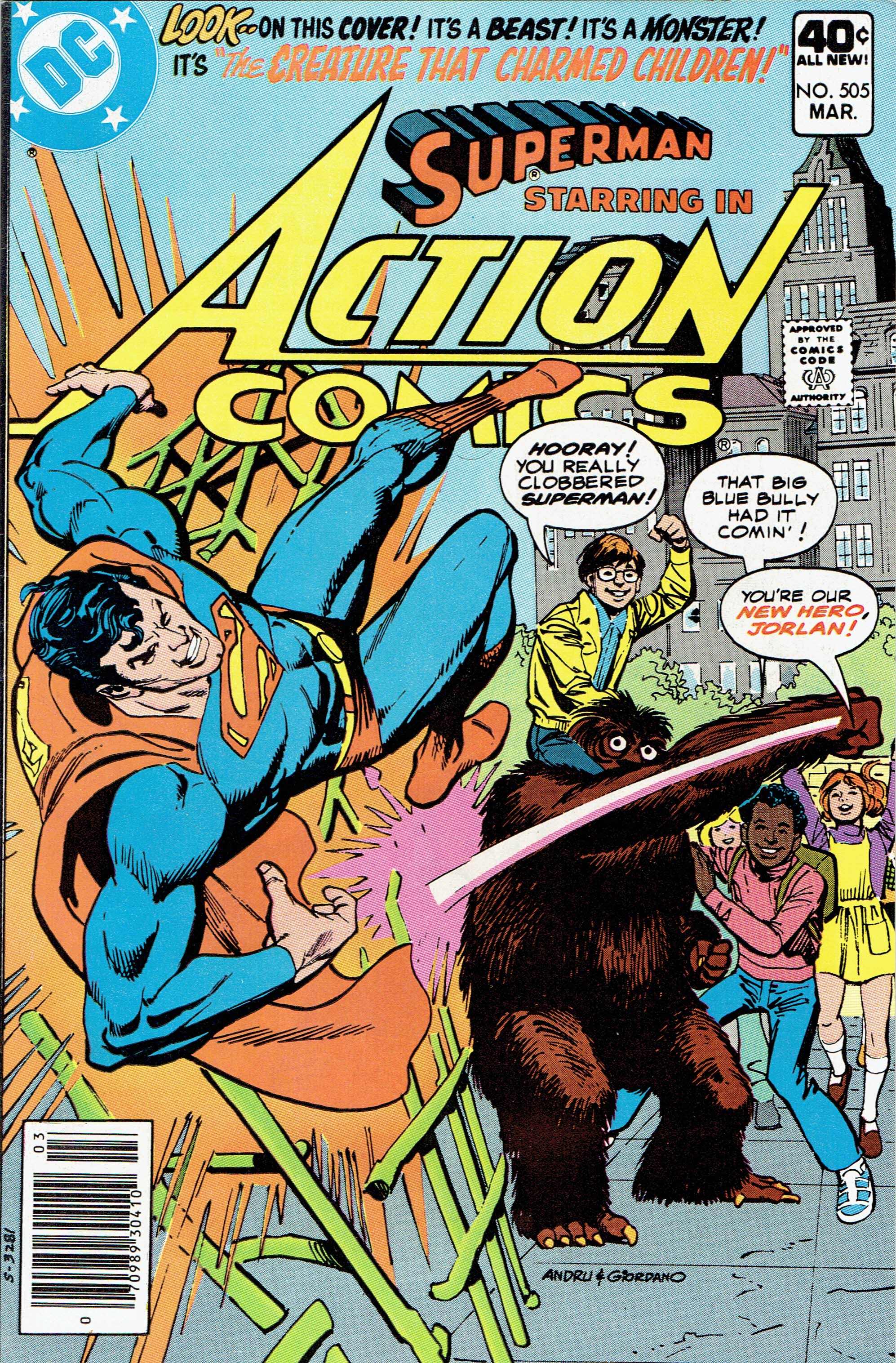 Action Comics #505 cover