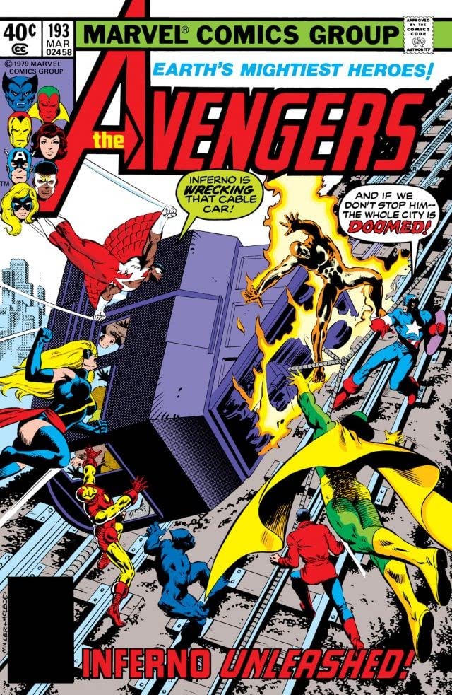 The Avengers #193 cover