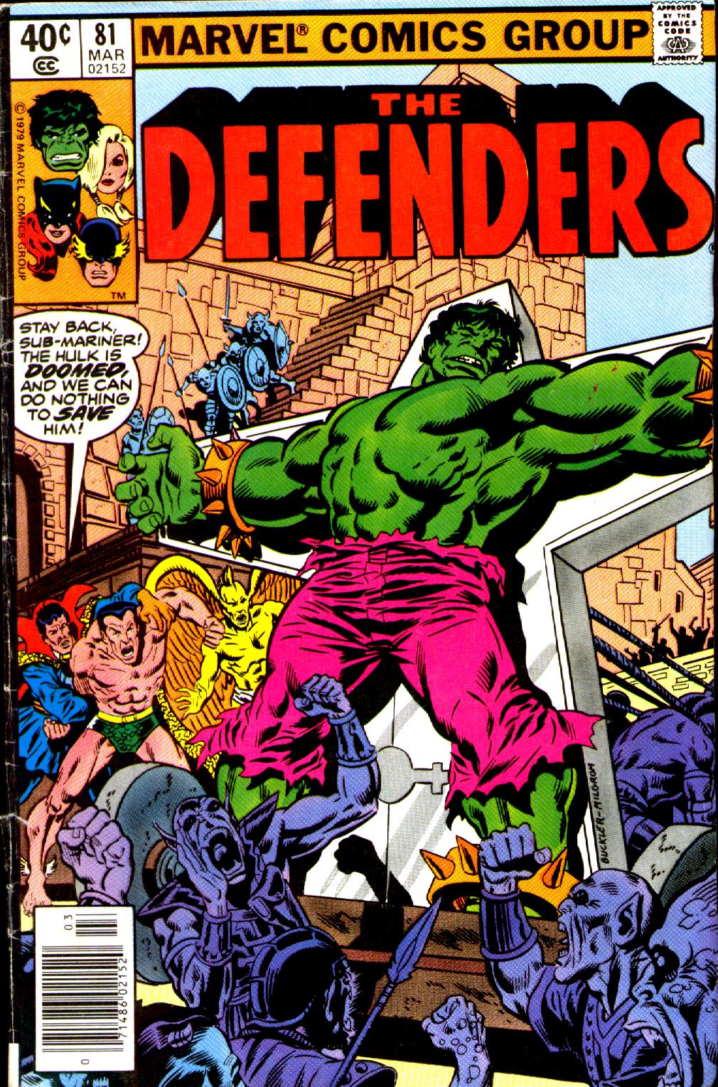 The Defenders #81 cover