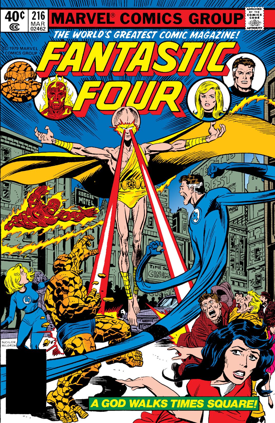 Fantastic Four #216 cover