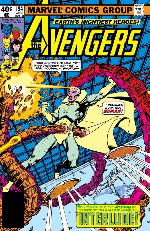 The Avengers #194 cover