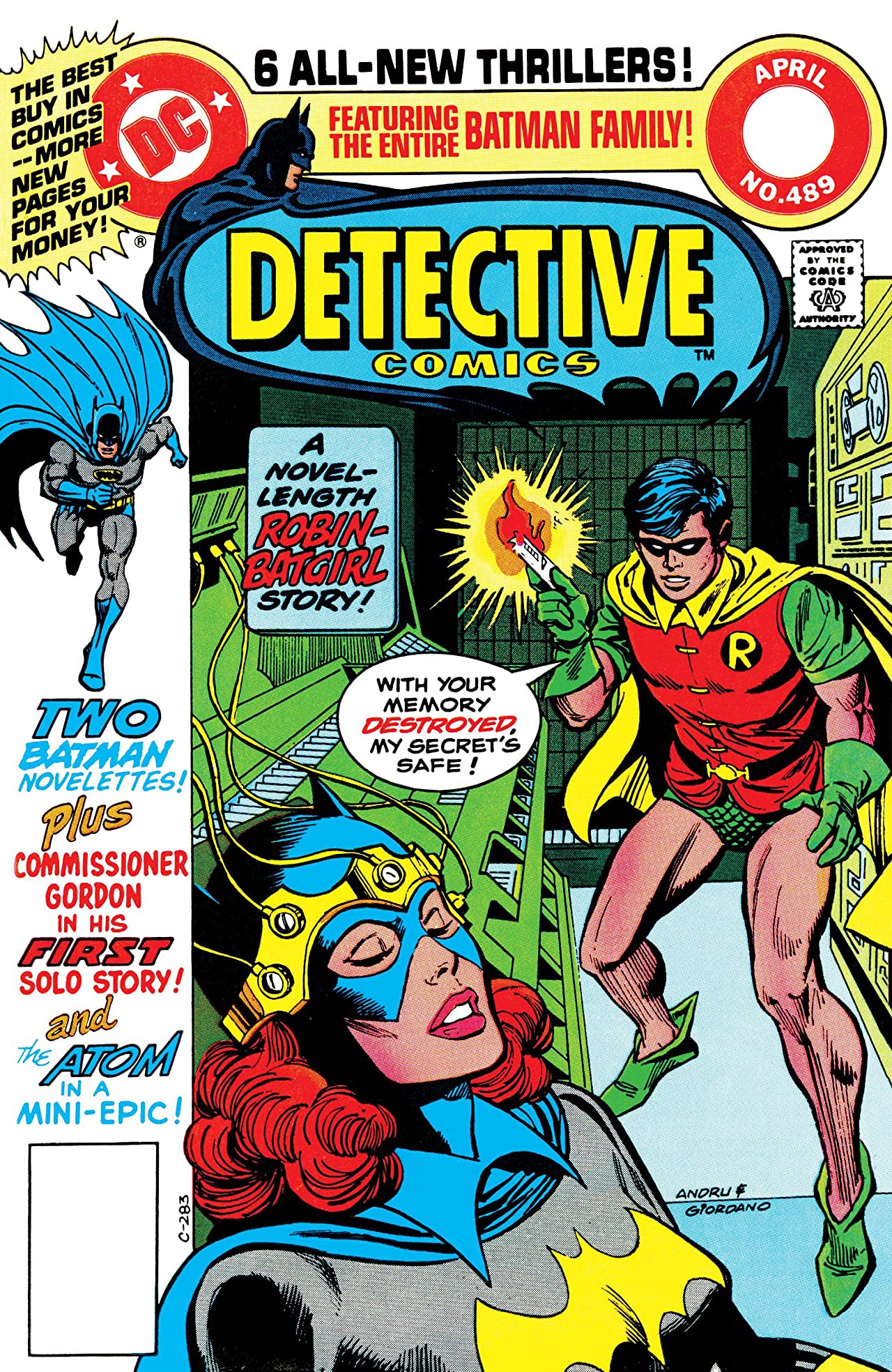 Detective Comics #489 cover