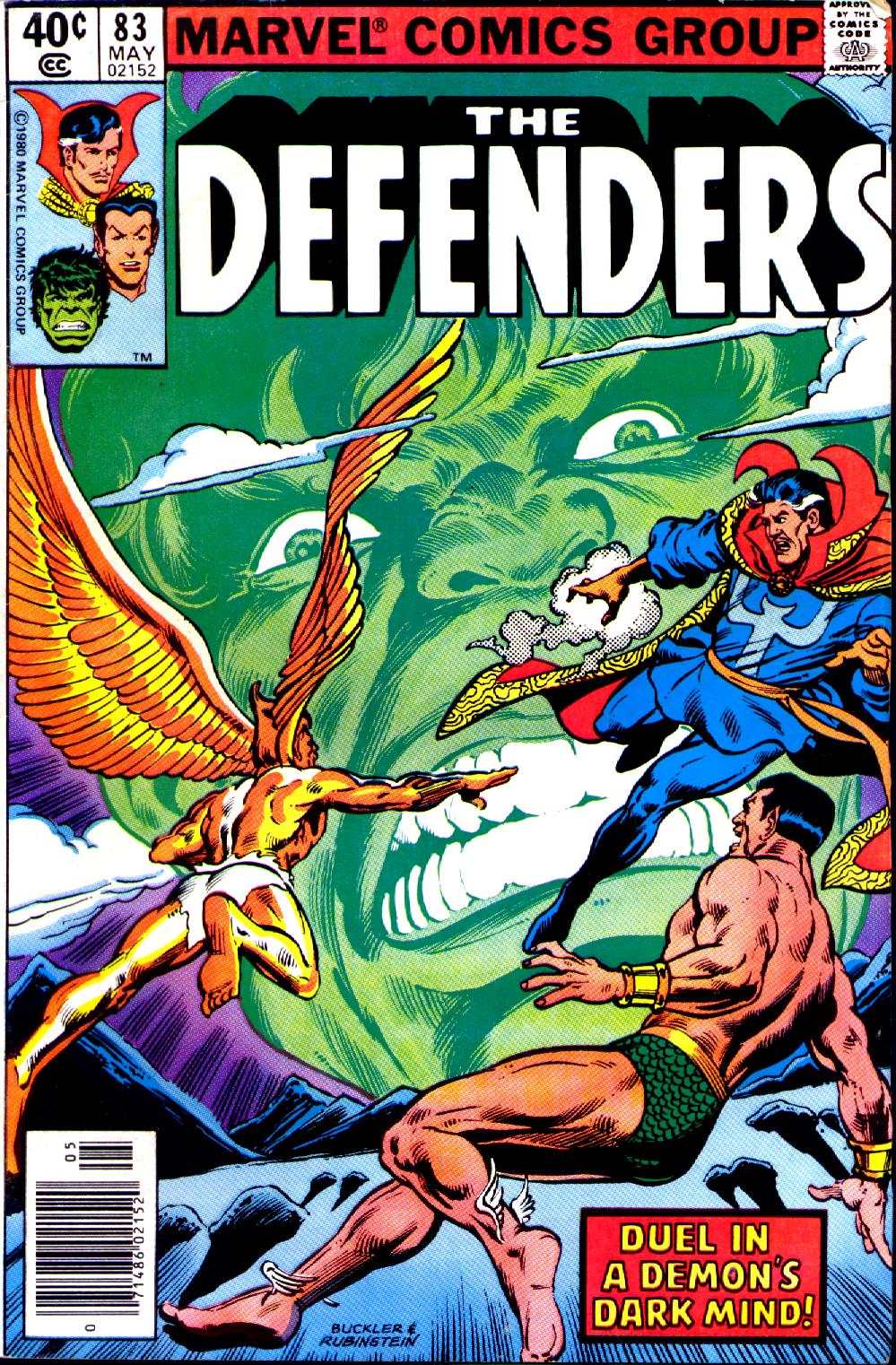 The Defenders #83 cover