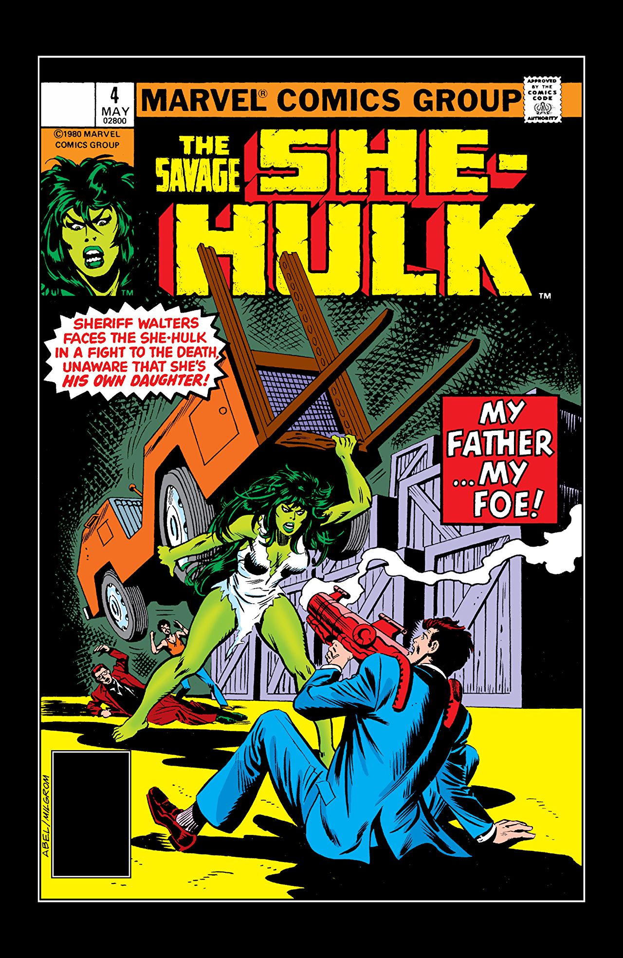 The Savage She-Hulk #4 cover