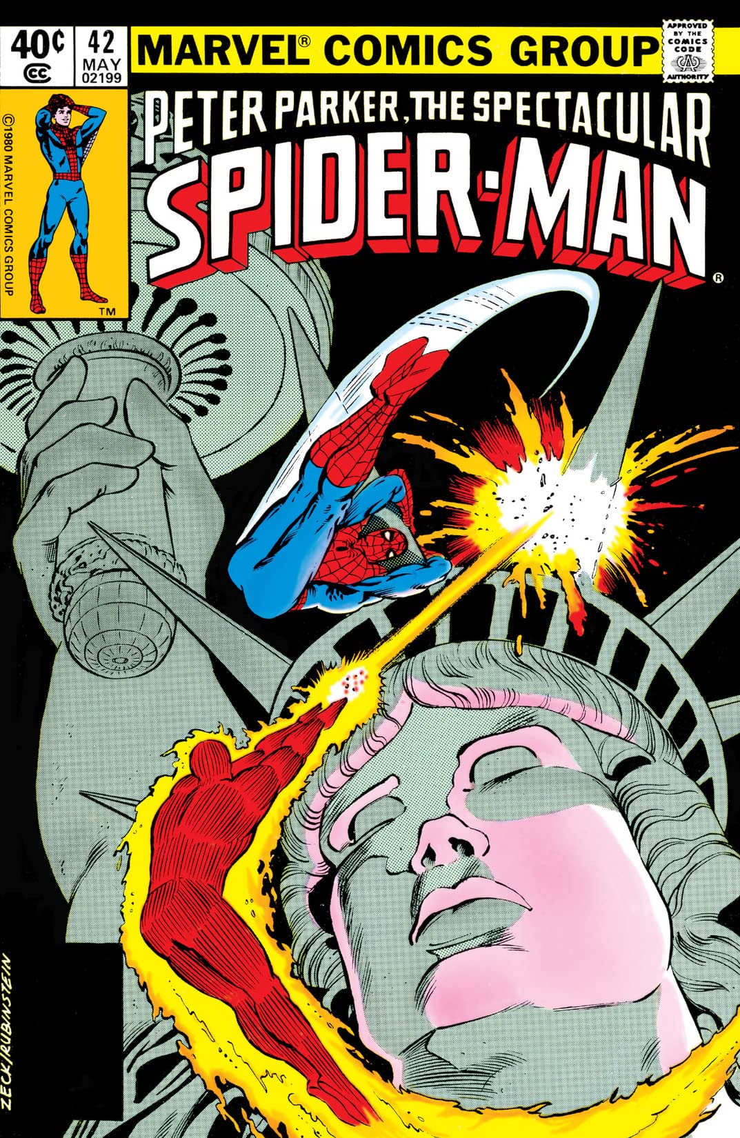 The Spectacular Spider-Man #42 cover