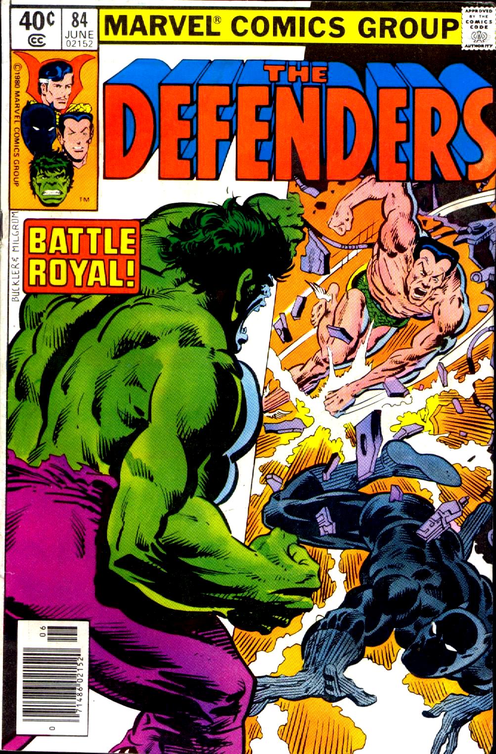 The Defenders #84 cover